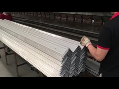 Profielstructuur Slit Edge GB roestvrij staal hoekbalk 50x50x6 304 316L